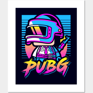 PUBG Retro Posters and Art